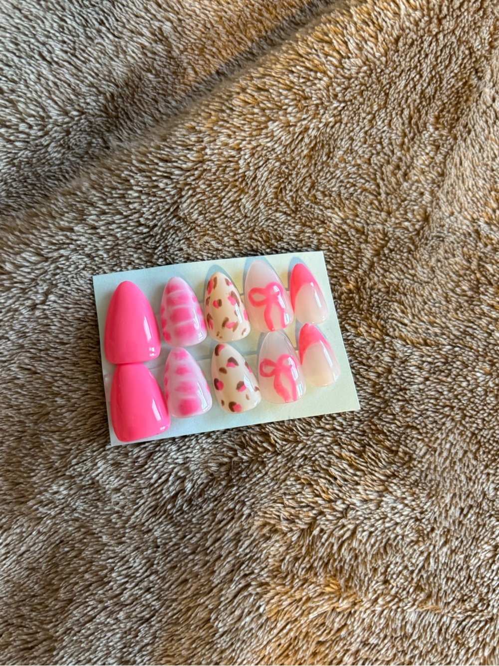 Pink Nail Set - Assorted Pink Designs